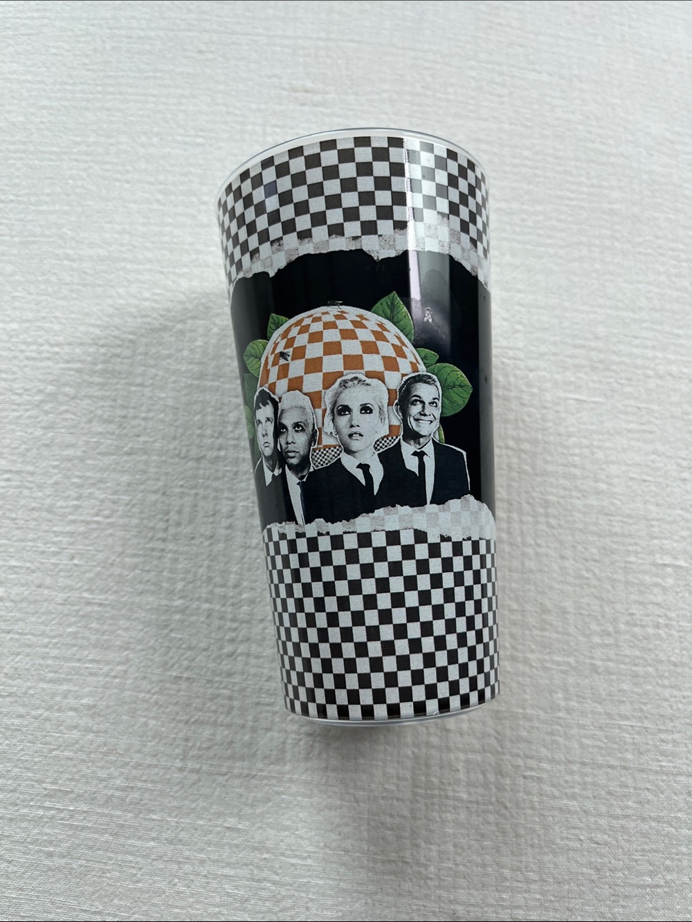 No Doubt at the Sphere Checkered Black & White Cup - Large